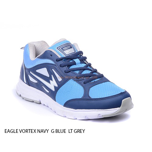 EAGLE VORTEX NAVY / G BLUE / LT GREY sepatu running kets casual