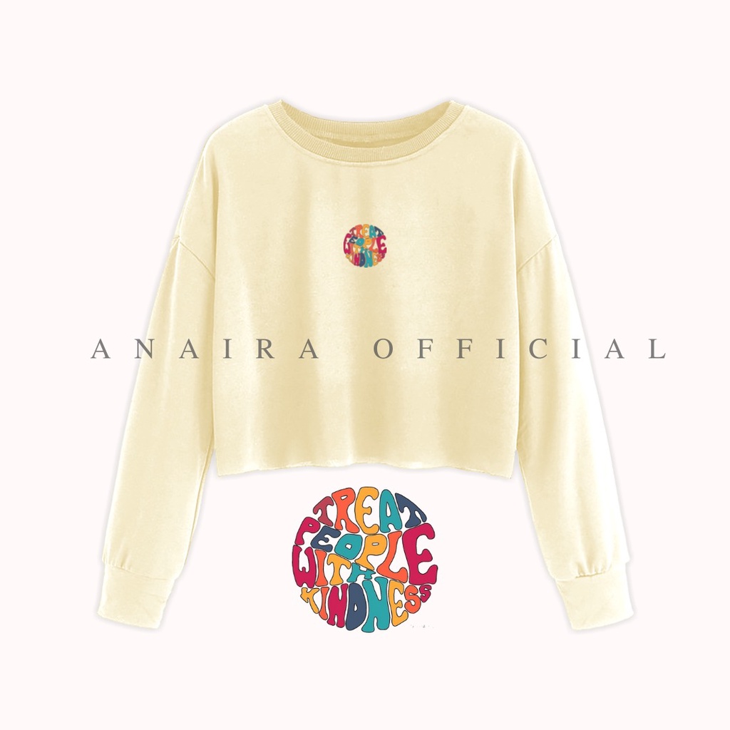 SWEATER CROP TREAT PEOPLE ANAIRAOFFICIAL