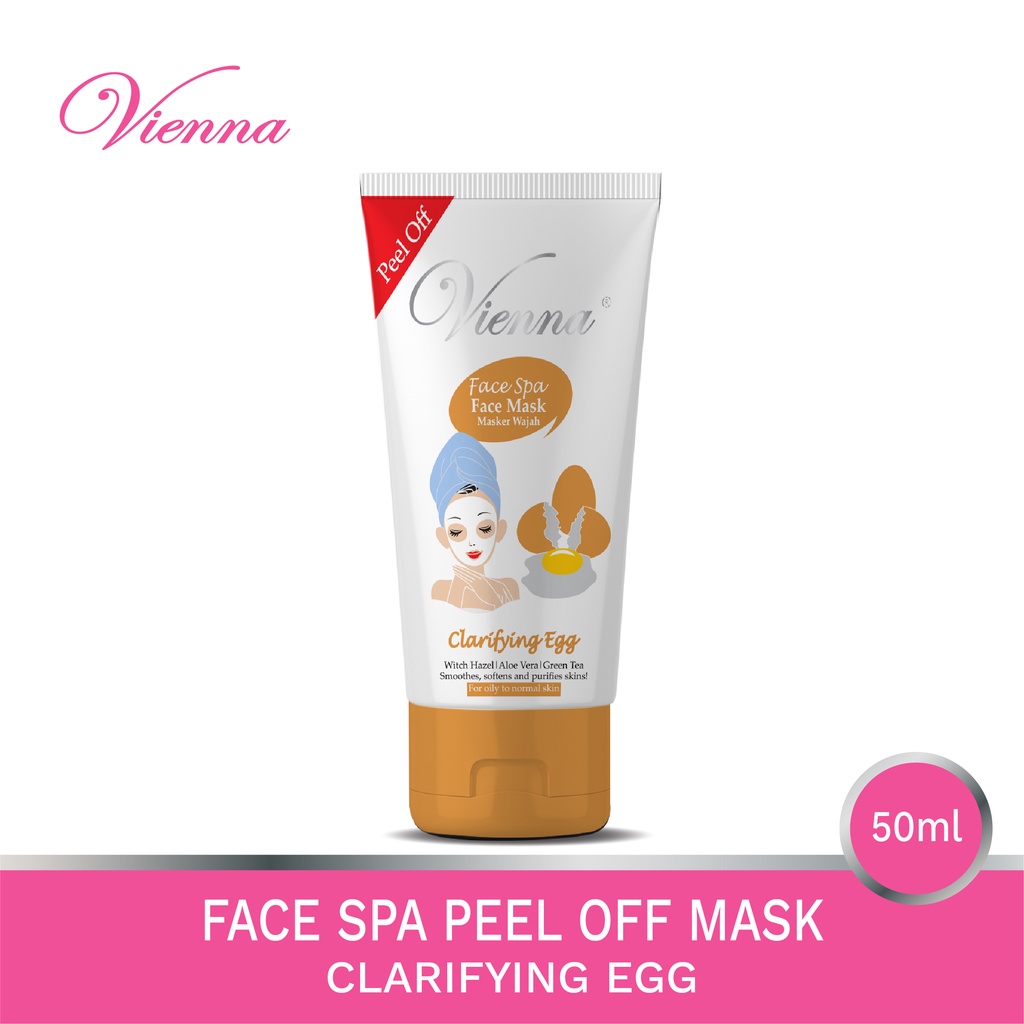 VIENNA Peel Off Mask Clarifying Egg - Masker Wajah Telur Peel Off