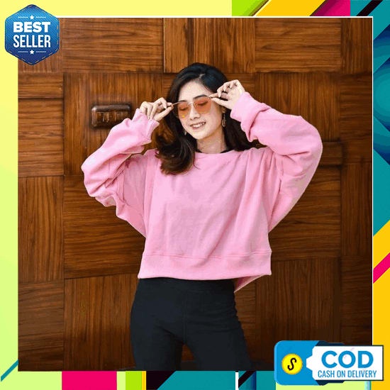 068 Panda Combi / Sweater Wanita Hoodie Pullover Terbaru 2022 / Sweater Hoodie Terbaru Korean Style 