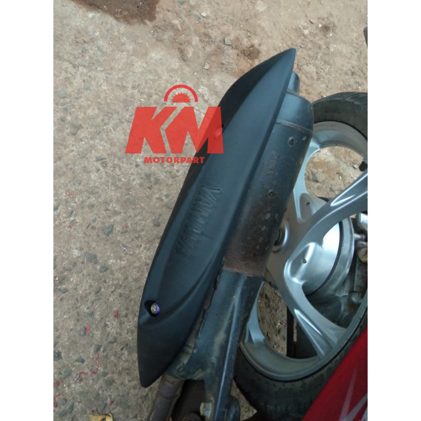 Tutup Cover Pelindung Knalpot Motor Yamaha MIO SPORTY MIO SOUL MIO SMILE Variasi Aksesoris Knalpot