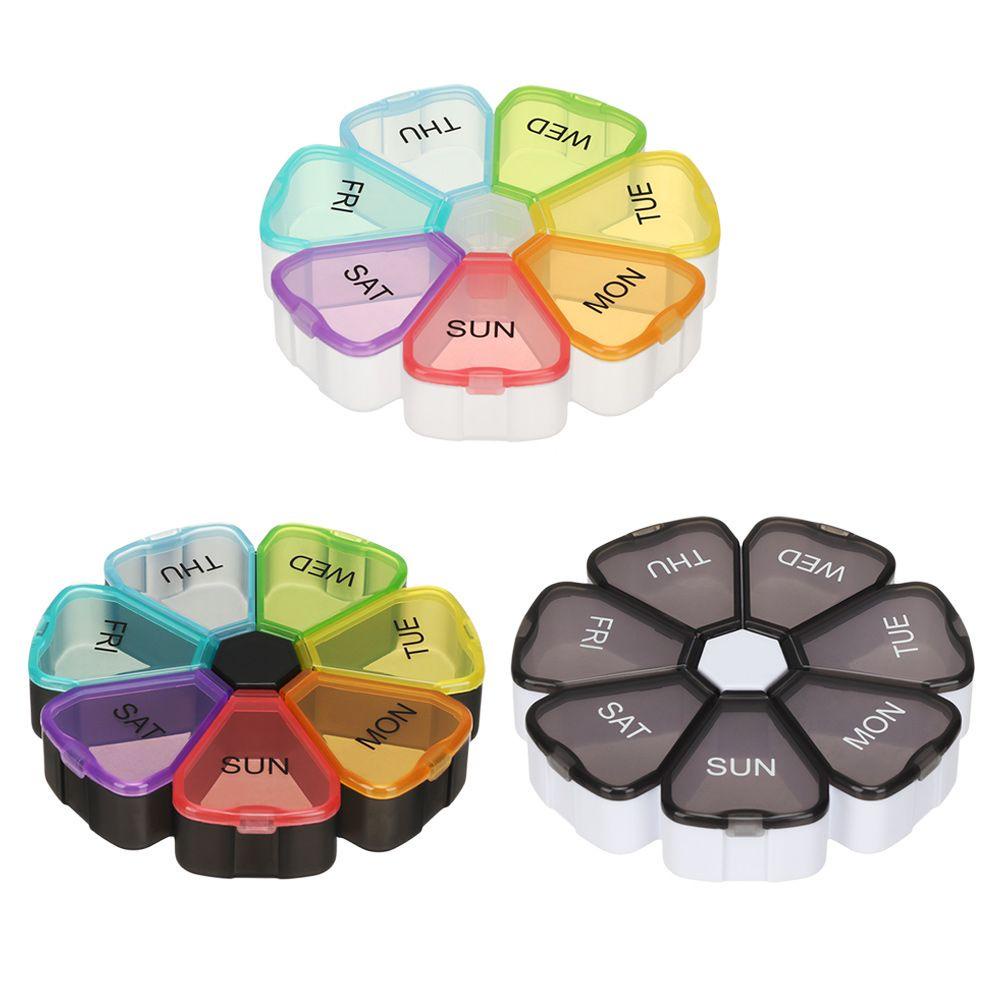 Suyo Pill Box Portable Travel Organizer Wadah Dispenser Pil Tempat Tablet