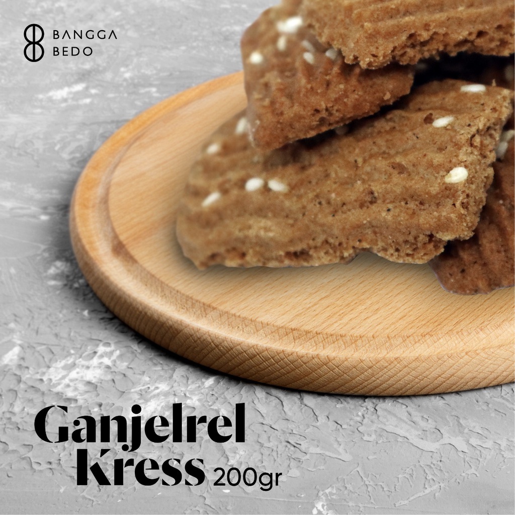 

Cookies Legendaris Khas Semarang GanjelRel Kress 200gr - Bangga BEDO