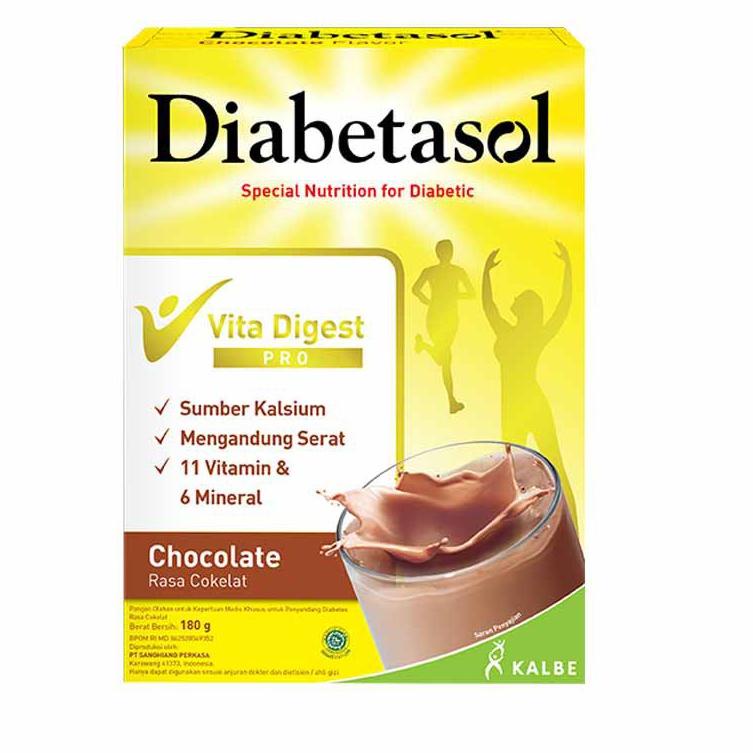 

G#W Diabetasol Vita Digest Coklat / Vanila / Cappucino 180 gr Super banget
