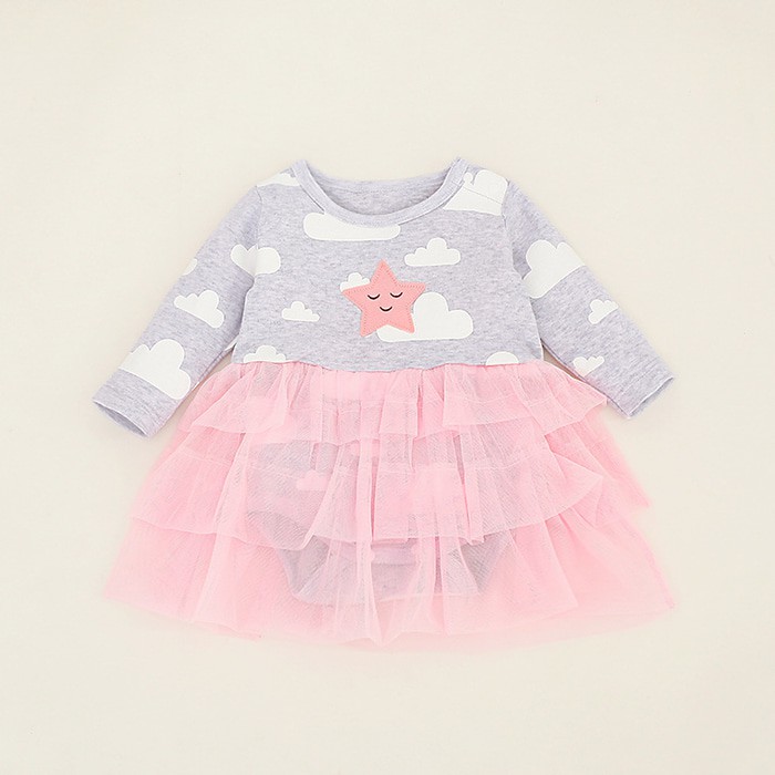 Jumper Tutu Star Cloud baby bayi anak balita DD512 awan bintang