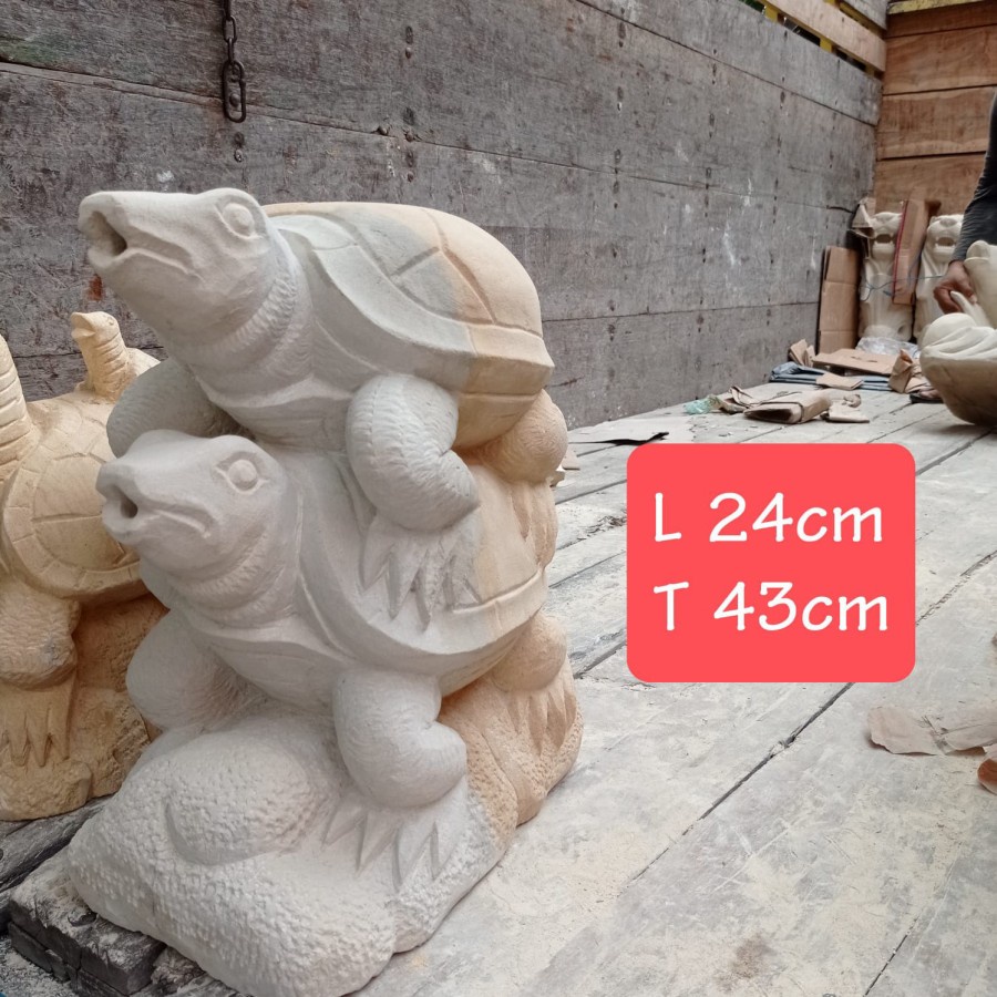 PATUNG AIR MANCUR KURA-KURA TUMPUK