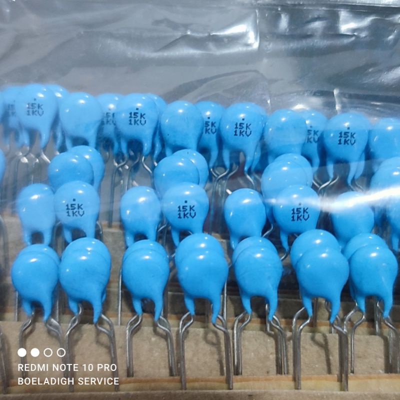 25 Pcs Capacitor 15 1KV 15pF 15p 1000V Keramik Kapasitor High Voltage