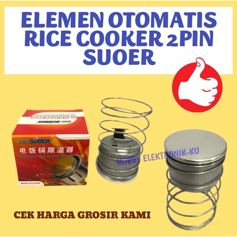 ELEMEN OTOMATIS MAGIC COM RICE COOKER 2PIN SUOER + DUS BARANG BERKUALITAS