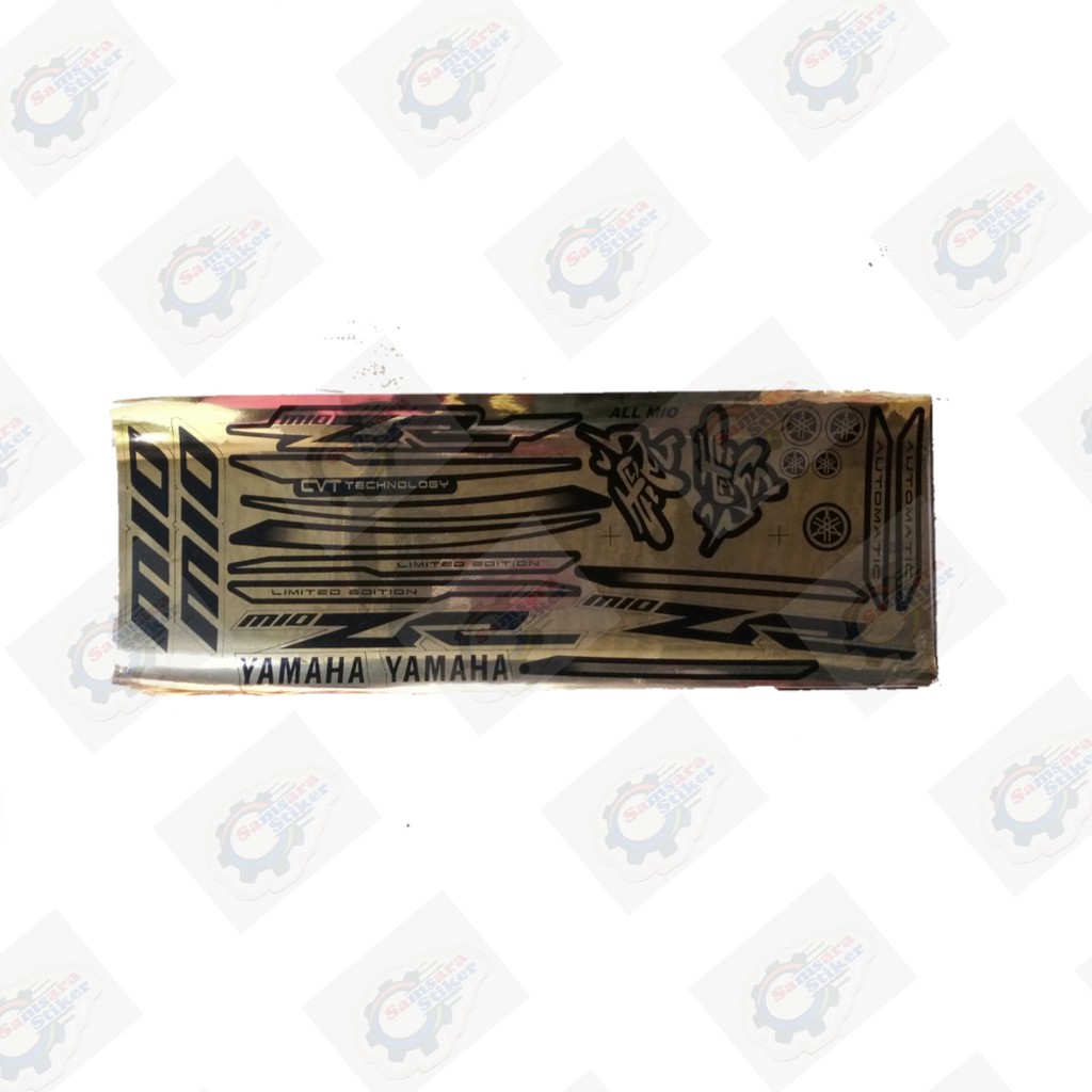 stiker striping motor mio sporty variasi zr gold