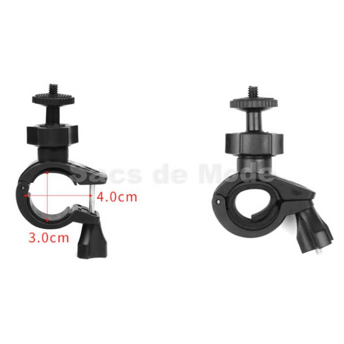 Clamp Bike Mount Tripod Adaptor Sepeda for Action Cam / Xiaomi Yi / GoPro / Brica