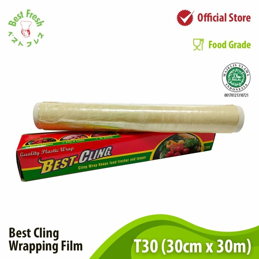 BEST FRESH WRAPPING FILM 30 meter x 30 cm Refill Roll Cling wrap