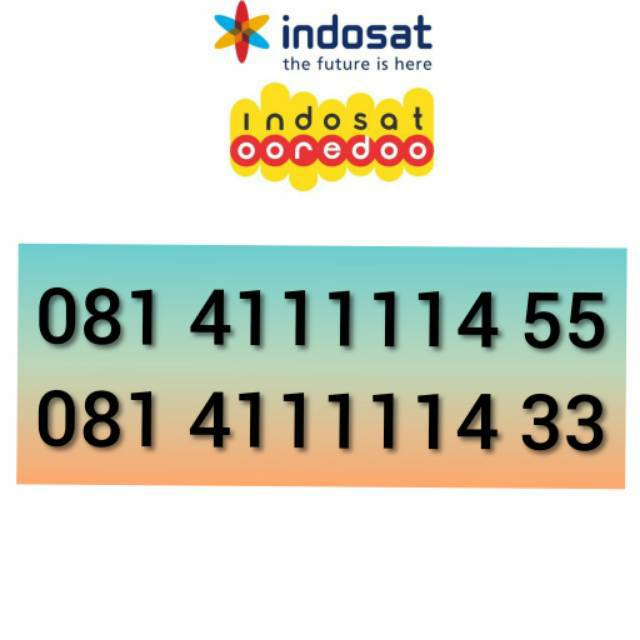 Nomor cantik kartu indosat ooredoo 0814 11111