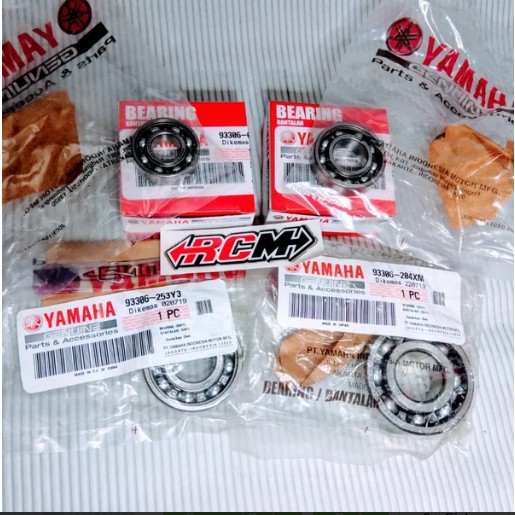 BEARING LAKER LAHER RASIO RATIO SET FIZR F1ZR FIZ R F1Z R ORI ORIGINAL YAMAHA YGP ASLI    4 MACAM