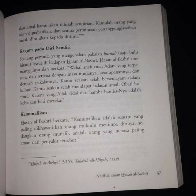 Mata Air Spiritual Islam The Wisdom Of Hasan Al Bashri Nasihat Nasihat Penenang Hati Hasan Basri Shopee Indonesia