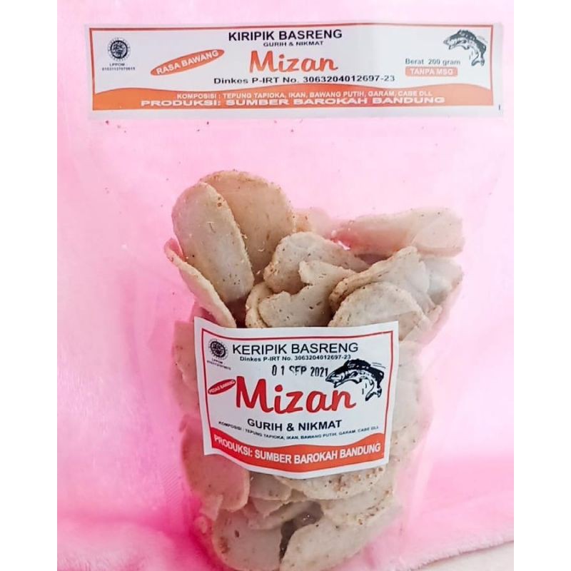 

Cemilan Ringan Keripik Basreng rasa Bawang