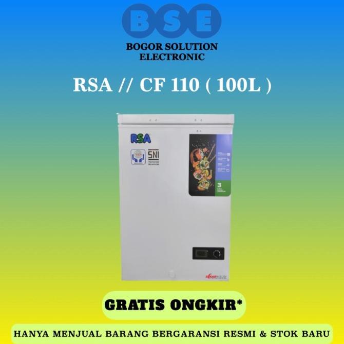 Chest Freezer 100L RSA Cf110 Cooler Box 100 Liter RSA Cf 110 RSA CF110