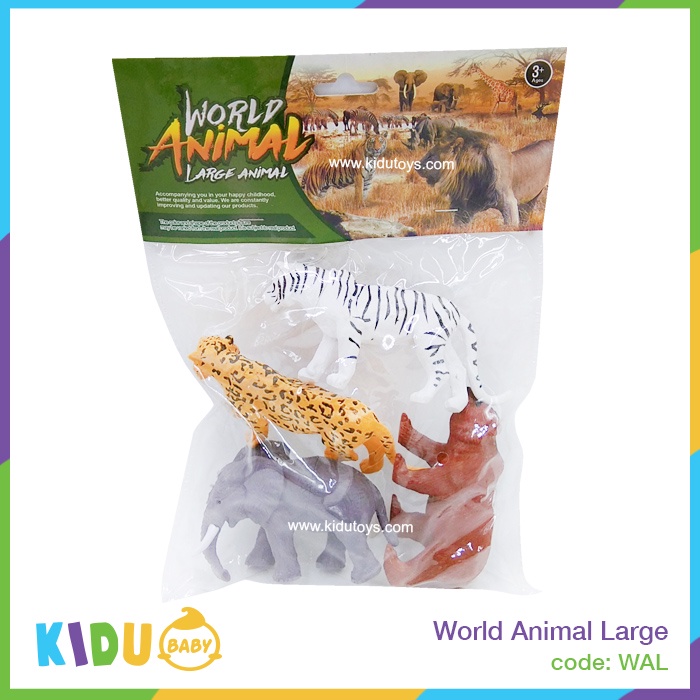 Mainan Anak Hewan World Animal Large Kidu Baby