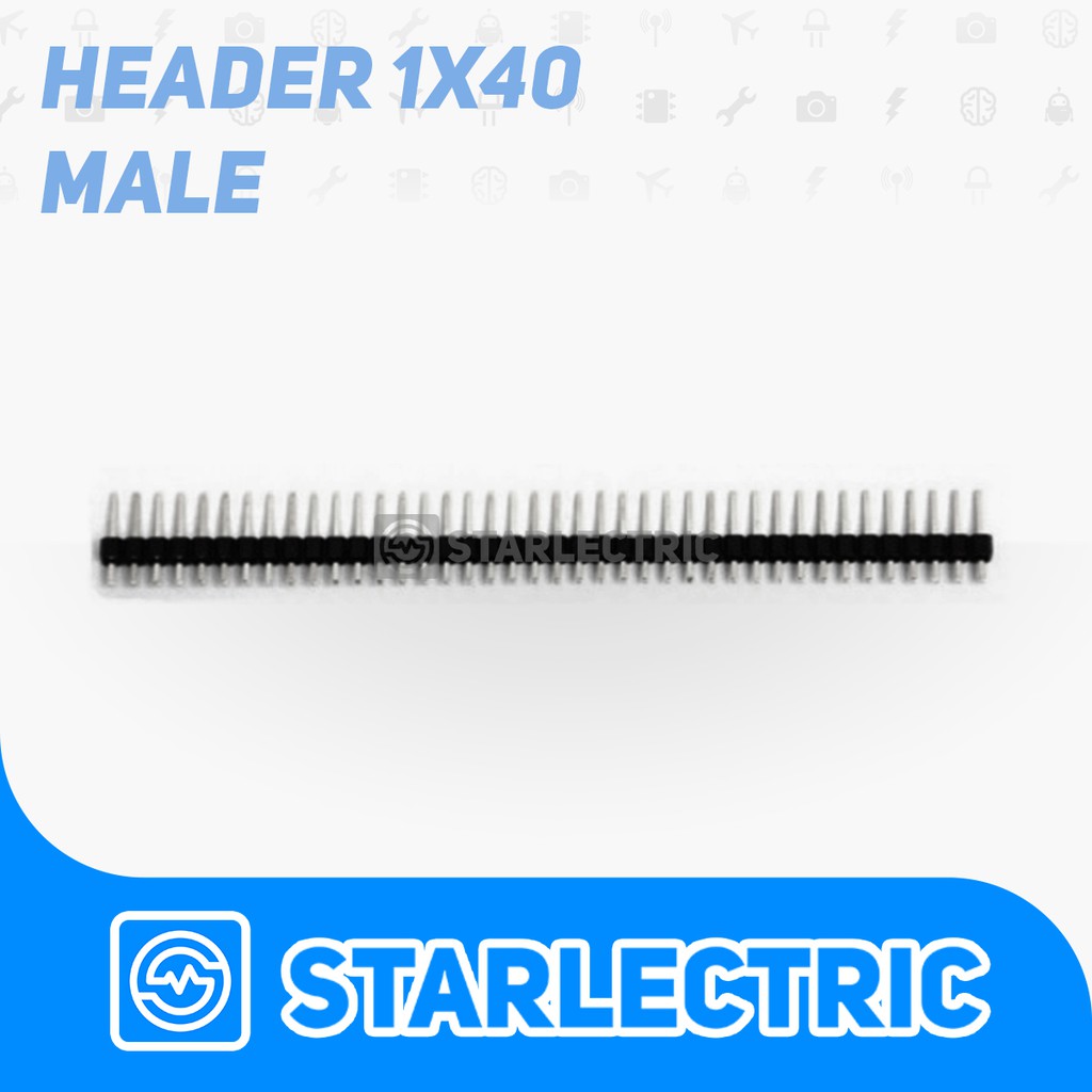 Header Pin 1x40 40pin Male