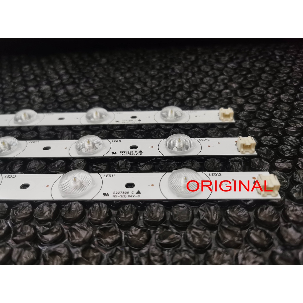 Lampu LED Backlight TV BL 6 VOLT Toshiba 32PB201 32PB201EJ 32PU200 32PU200EJ 32PB200 32PB200EJ 12 LE