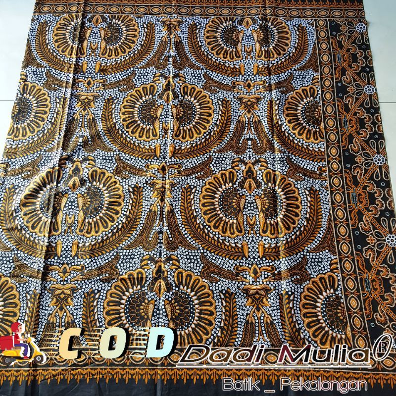 SARUNG PRIA DEWASA BATIK GARDA COKLAT BESAR TERLARIS WAYANG BATIK KANG SANTRI MOTIF TERBARU GUS AZMI