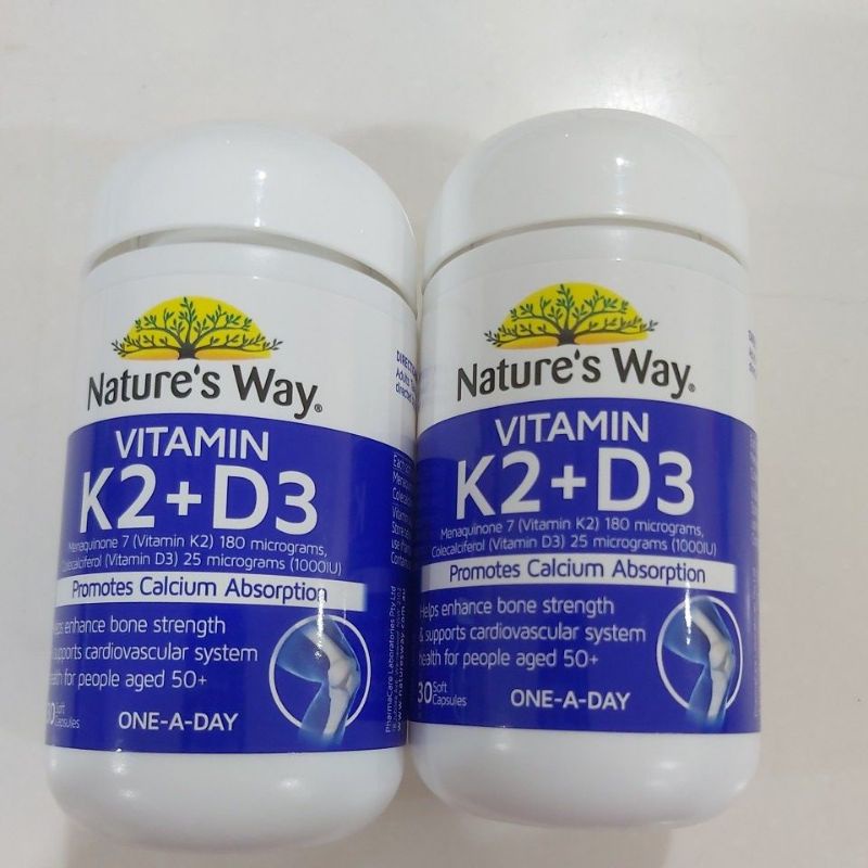 natures way nature's way vitamin k2d3 k2+d3 k2 d3 1000iu