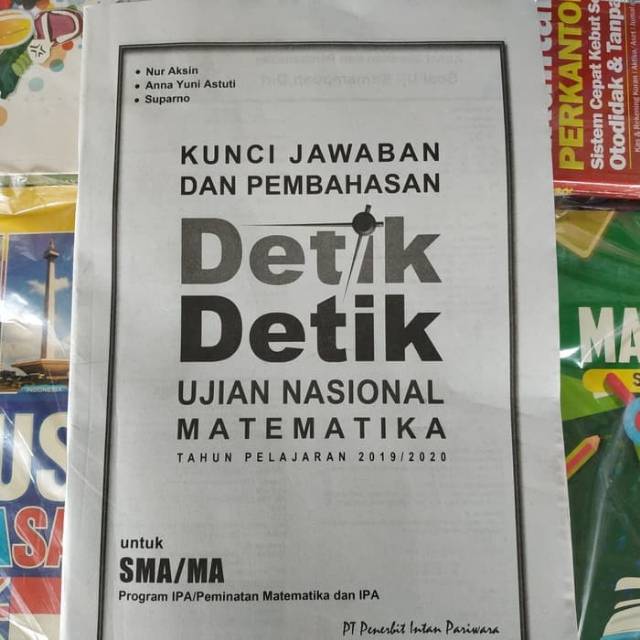 Kunci Jawaban Detik Detik Sd 2020 Matematika Revisi Sekolah