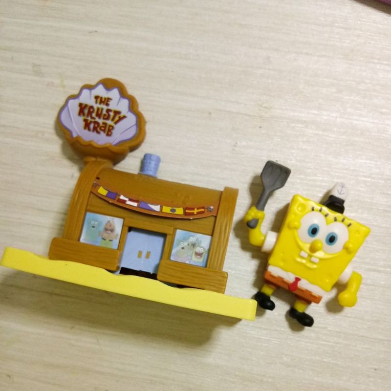 mainan happy meal mcd mcdonald kids meal spongebob krusty krab