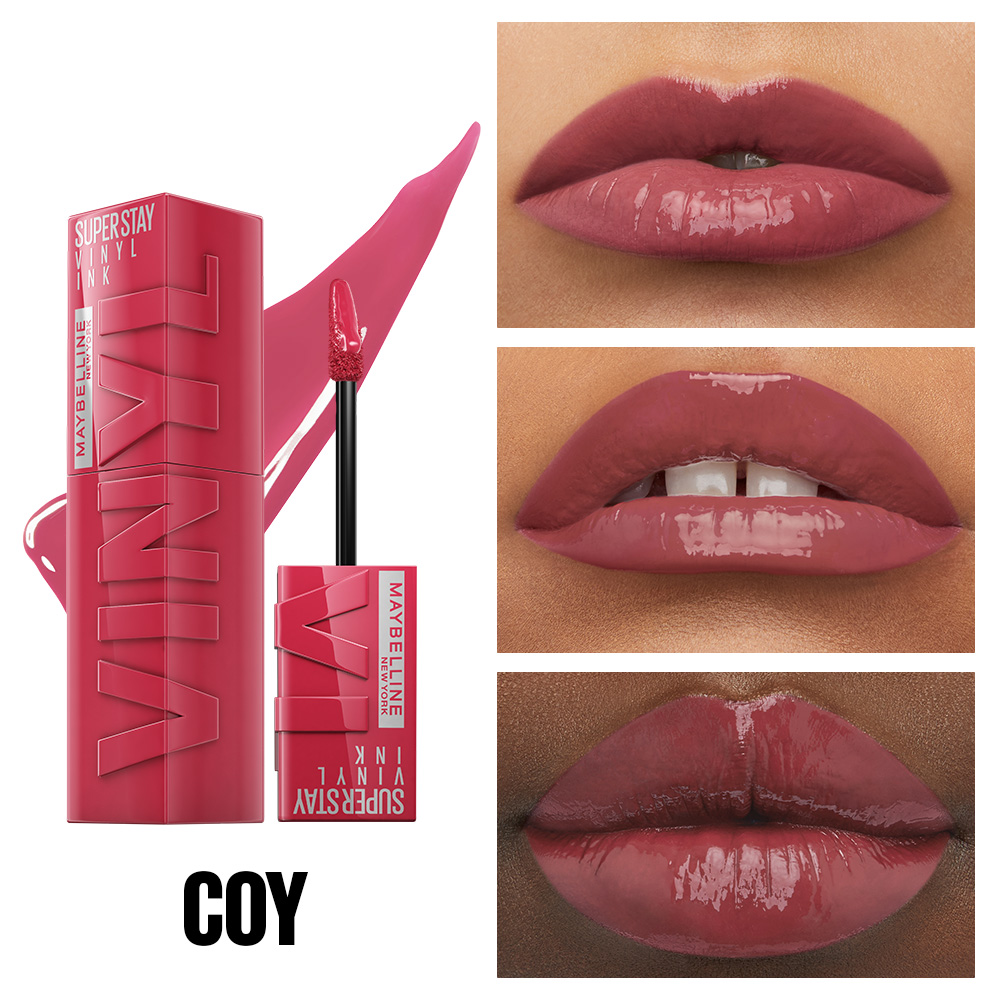 Maybelline Superstay Vinyl Ink 4.2ml - Liquid Lipstik Lipstick Make Up Lipcream Viral Ready Stock-20 Coy