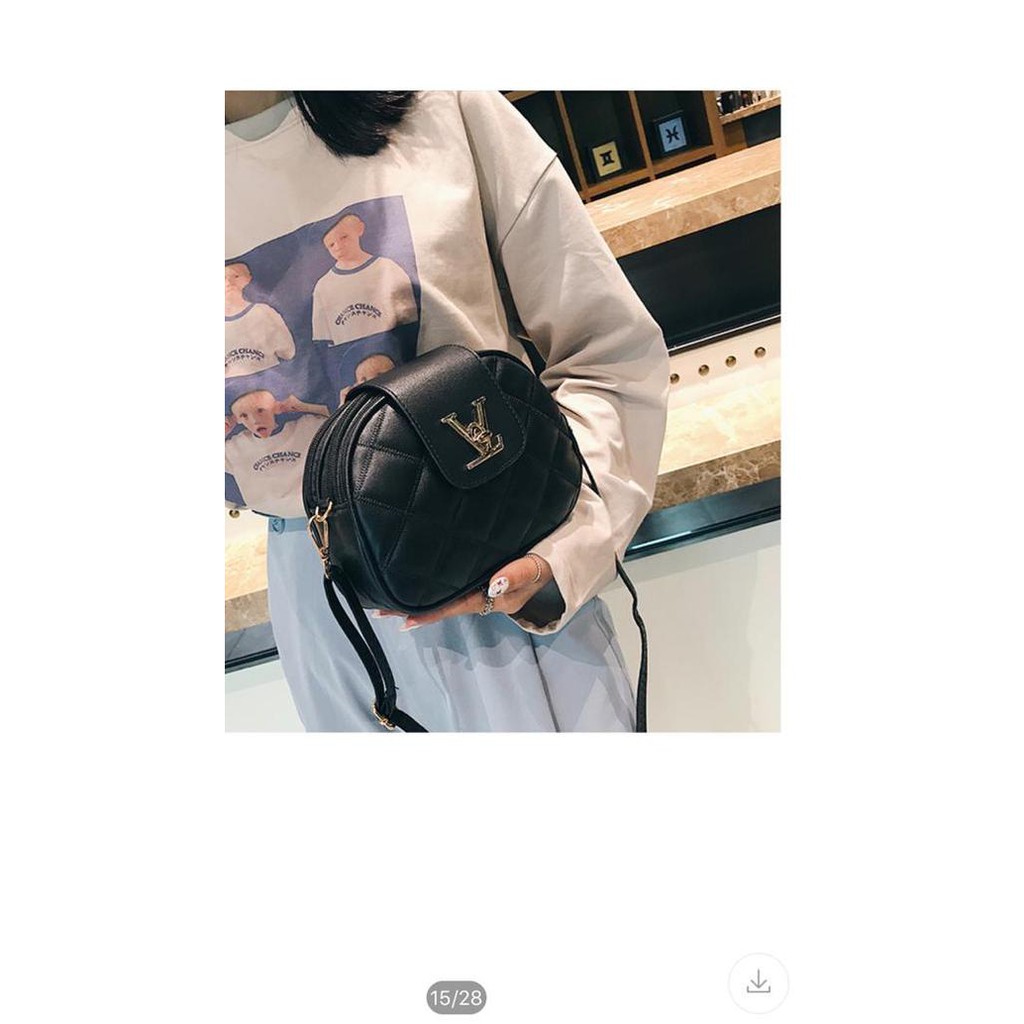 ۞ Tas Selempang Wanita Import - Mini Messenger Bag lv - Hita ☜