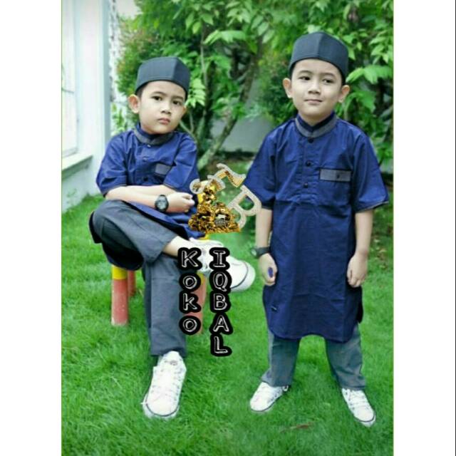 KIDS SET KOKO IQBAL navy