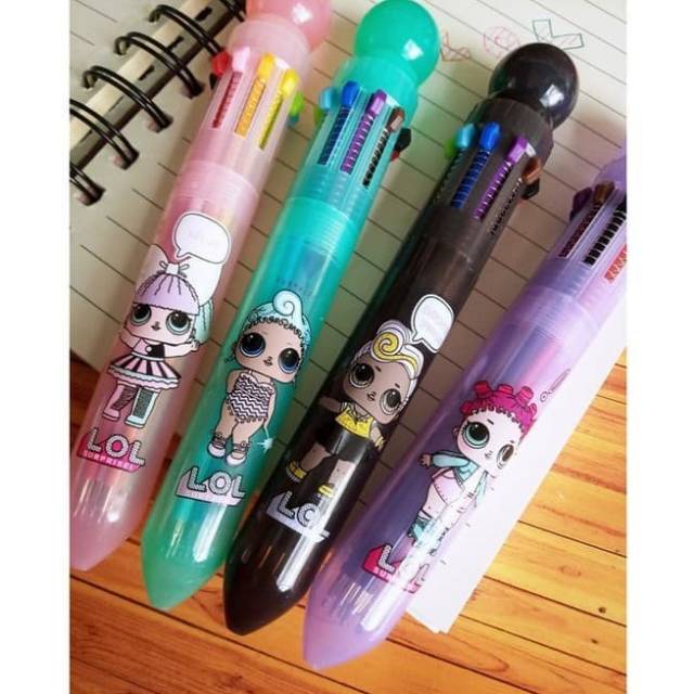 

Pen 10 warna LOL SURPRISE / Bolpen / Ballpoint / Pen unik