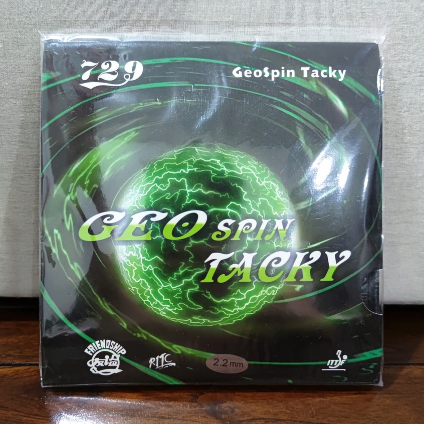 KARET BET TENIS MEJA 729 GEO SPIN TACKY - KARET BET PINGPONG 729 GEO SPIN TACKY SIAP KIRIM