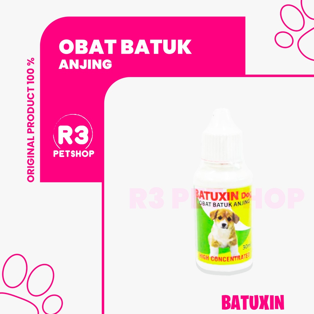 Batuxin 30ml ALL VARIAN Obat Alergi Pilek, Sesak nafas Kucing/Anjing