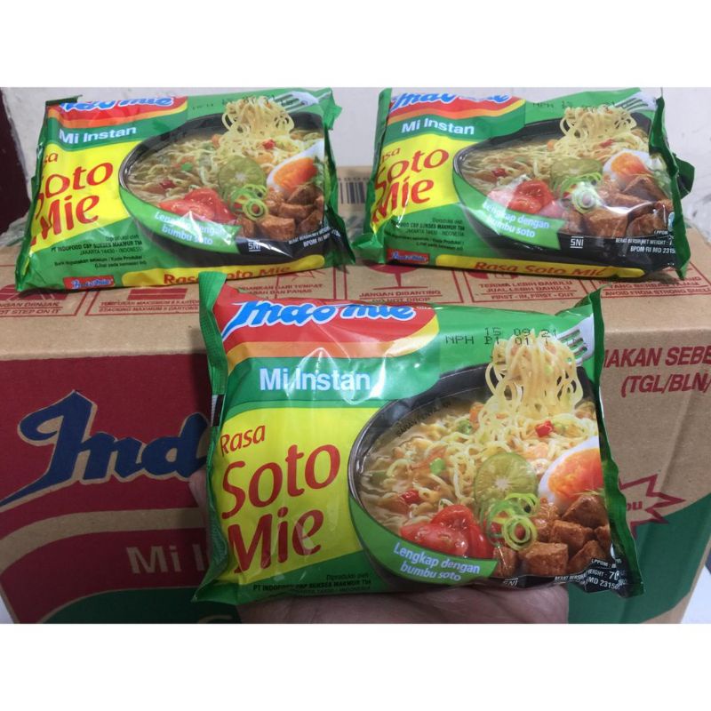 

indomie soto 70g/mie instan