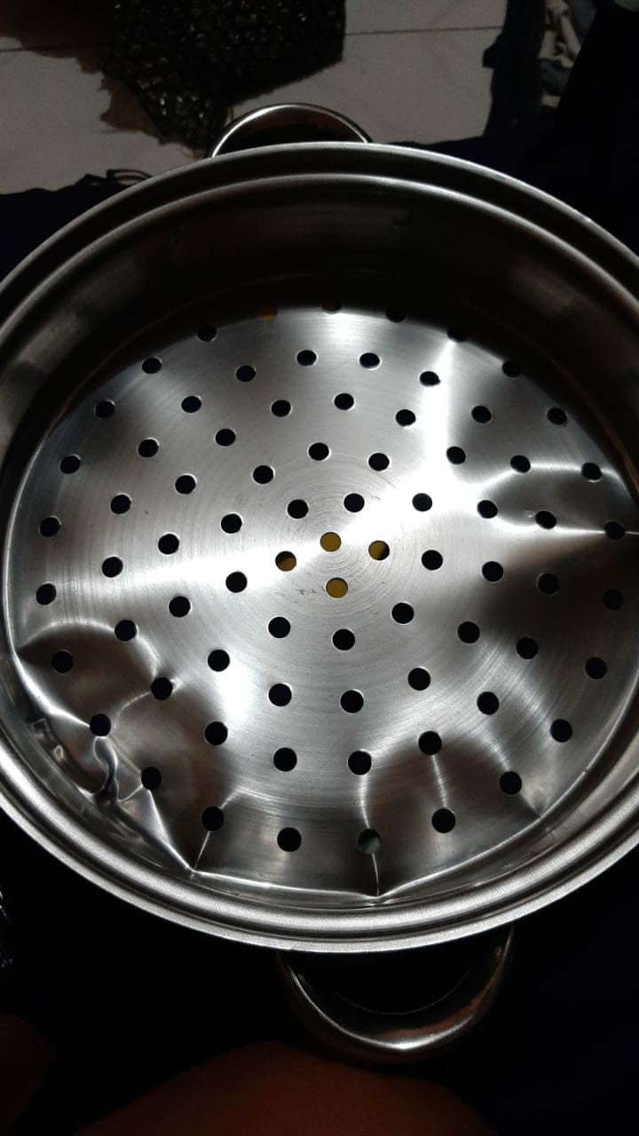 Panci Steam 3 Susun Stainless 28cm Pot