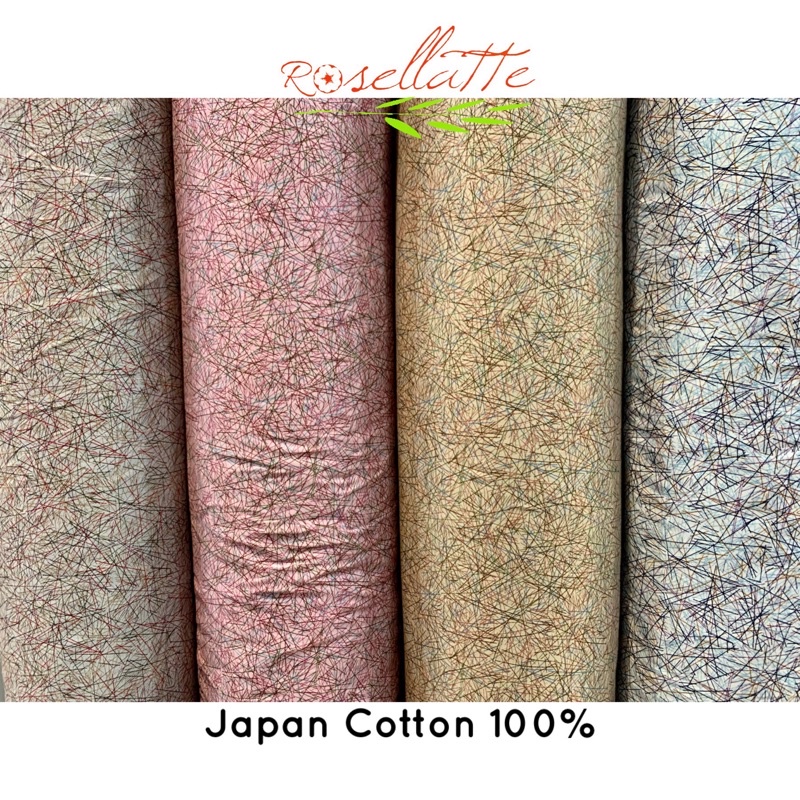 KAIN KATUN JEPANG MOTIF CORAK ABSTRAK