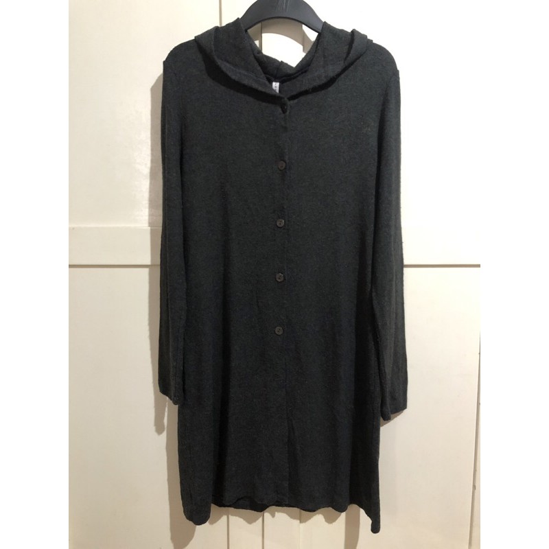 Long cardigan rajut hoodie Forever 21 F21 preloved