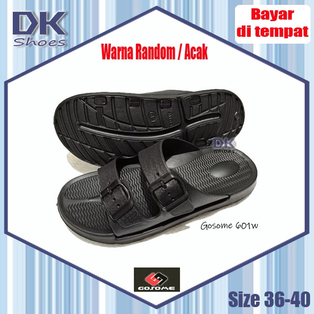 Gosome 601W Sandal Karet 36-40 Selop Wanita / Sandal Santai Wanita Waterproof