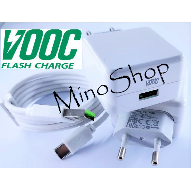 CHARGER - TC OPPO R17 PRO VOOC TYPE MICRO USB - TYPE C FLASH CHARGER