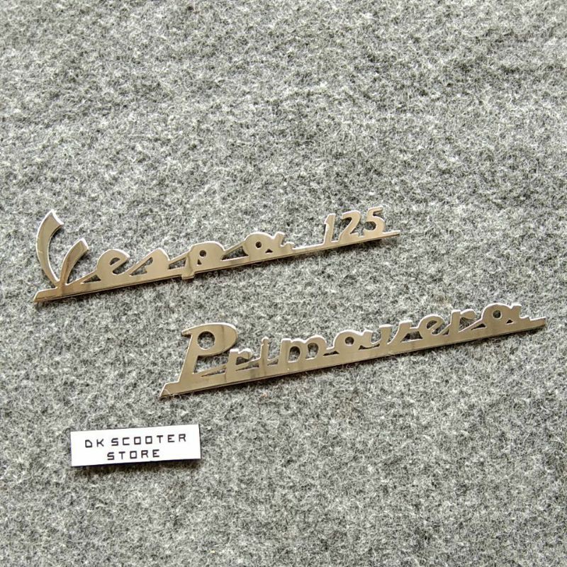 Vespa emblem 125 primavera crom set