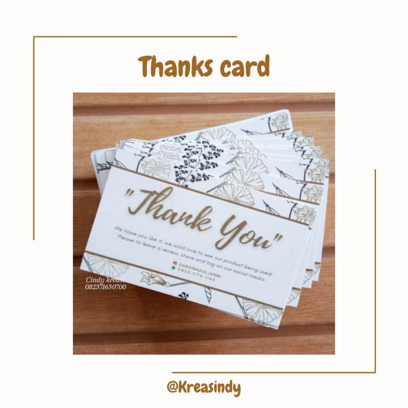 

THANK YOU CARD CUSTOM