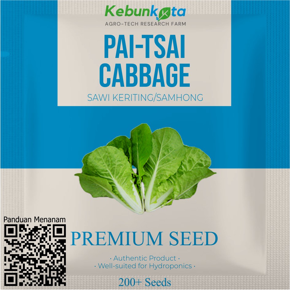 Benih Sawi Keriting / Sawi Samhong Super Hidroponik