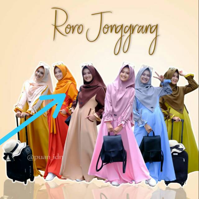 Gamis set roro jonggrang by puan