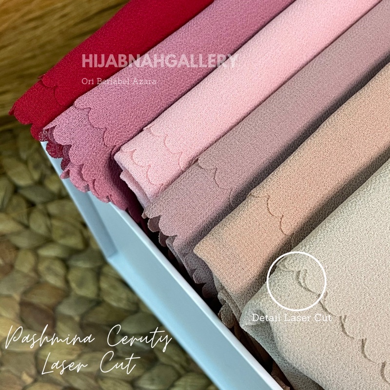 PASHMINA CERUTY BABYDOLL AZARA Laser Cut