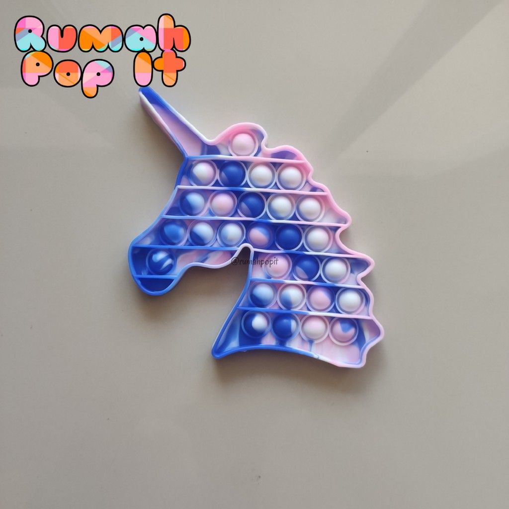 Jual Pop It Fidget Toys UNICORN GALAXY 