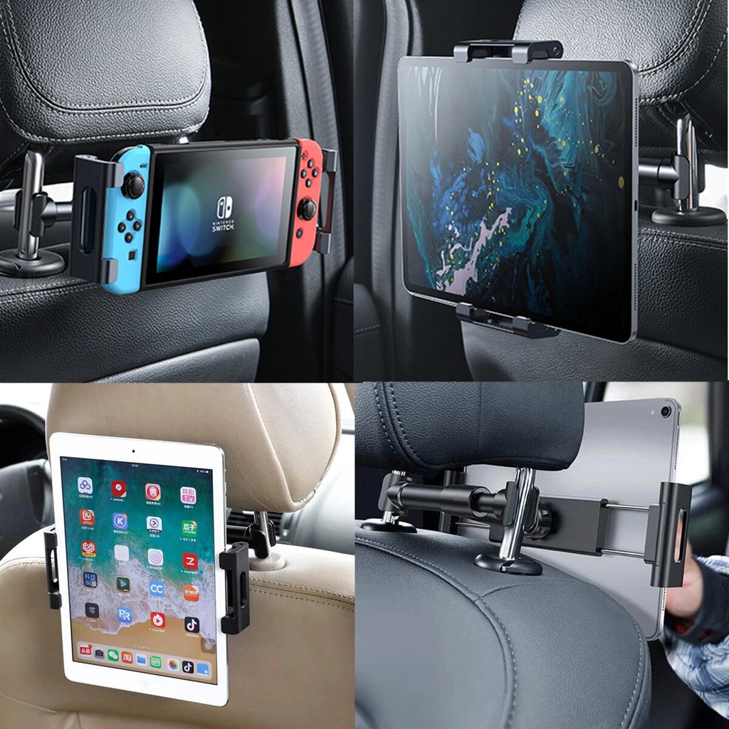 Car Back Seat Headrest Mount Phone Holder HP Tablet iPad Jok Mobil 360