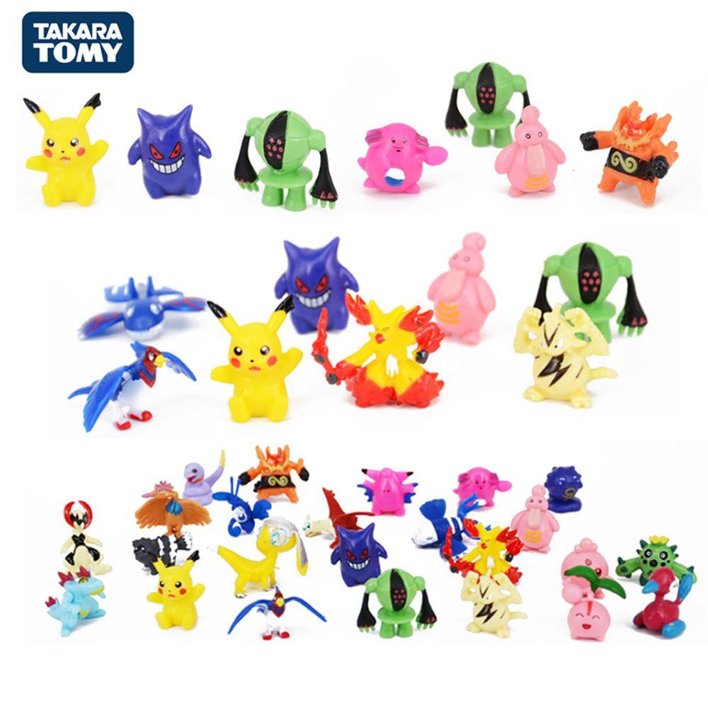 Needway   Pokemon Action Figure 24pcs Action Figure Blind Box PVC Kotak Natal