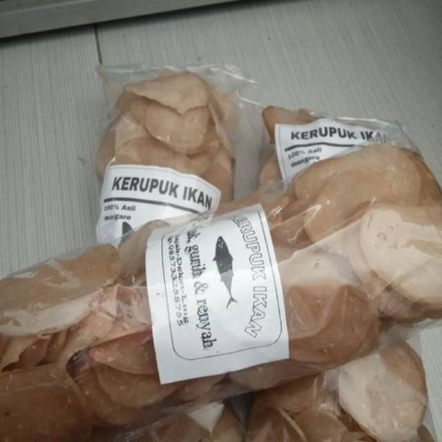 

Kerupuk Mentah mengare