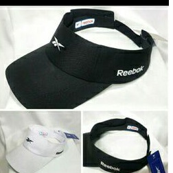 Topi Golf REEBOK warna hitam & putih