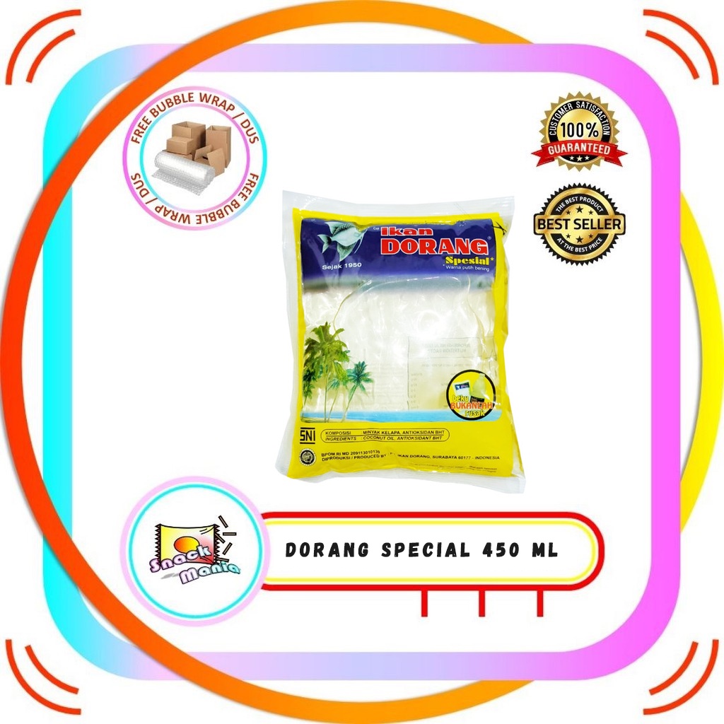 

Minyak Goreng Ikan Dorang Spesial 450 ml Fried Oil Dorang Special